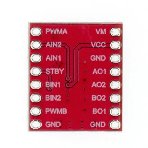 Arduino - DRIVER DE MOTEUR CONTINU – PAS A PAS – 1.2A – TB6612