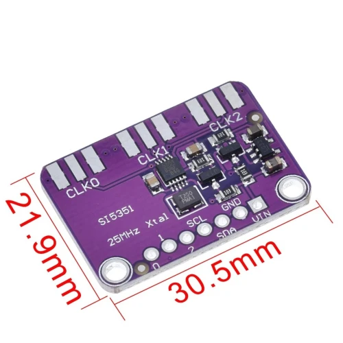 générateur de l'horloge 8 khz/160 mhz Si351A Arduino 