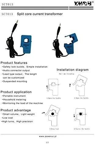 capteur courant sct-013 100a Arduino 