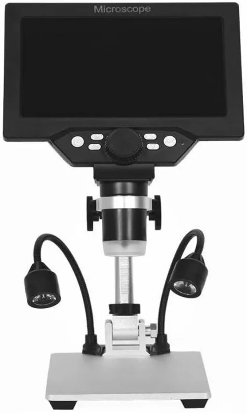 Arduino - Microscope numérique G1200A 7 pouces / G1600 9 pouces + 2 lumières LED (12 mégapixels)