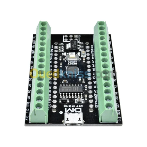 Arduino Nano V3.0 + adaptateur Shiled ( bornier )