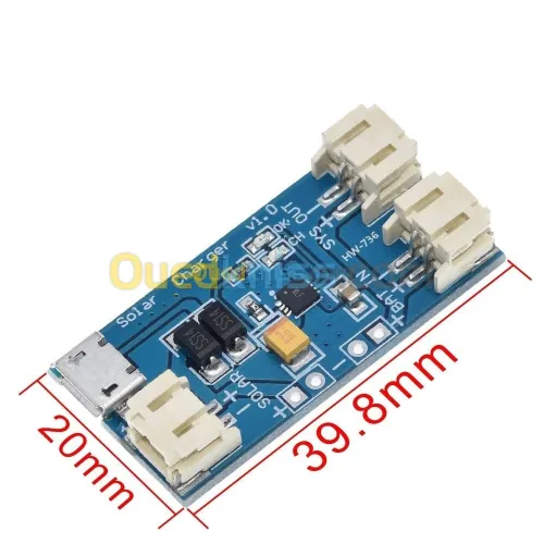 CN3065 MINI CHARGEUR SOLAIRE DE BATTERIE LITHIUM Arduino
