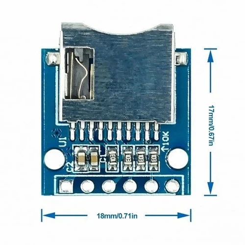 Arduino - différents types adaptateur de carte MicroSD.
