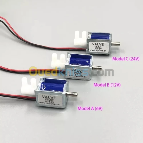 Micro-electrovanne électrique à 3 voies 12 V 24  V 5 V ARDUINO