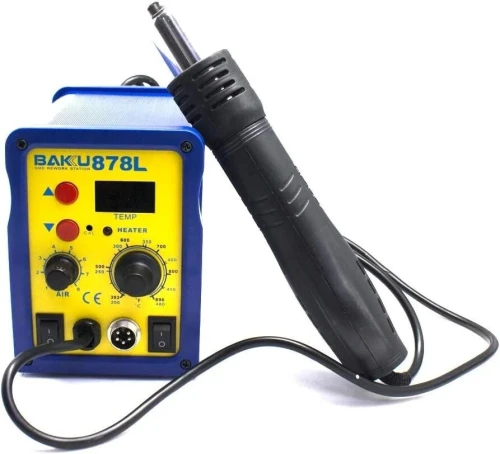 Station à Air chaud BAKU BK-878 L2 2-en-1 Air chaud + Fer à souder
