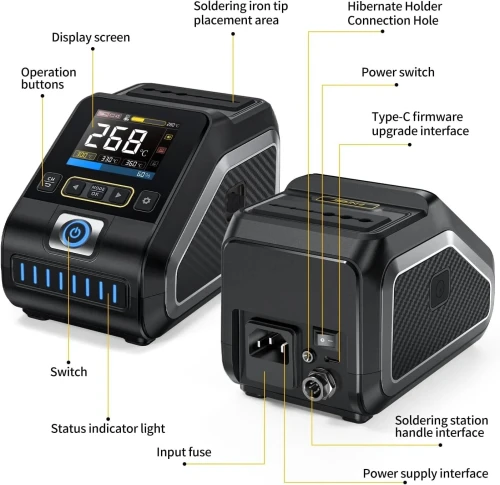 Station de soudage professionnelle Fnirsi DWS-200-F 200W