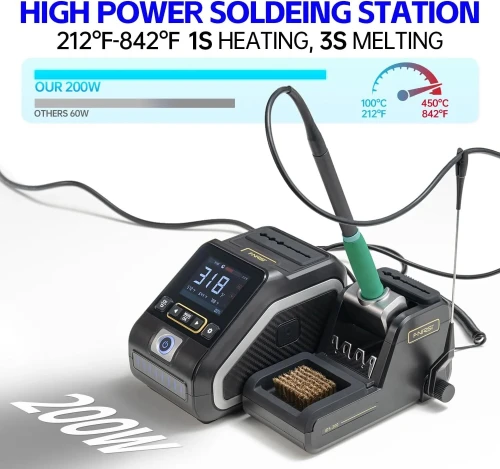 Station de soudage professionnelle Fnirsi DWS-200-F 200W
