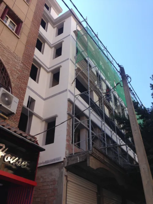 Monocouche facades 