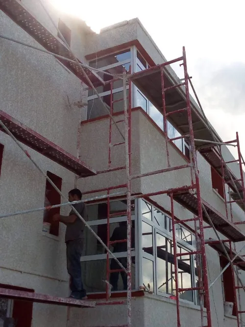 Monocouche facades 