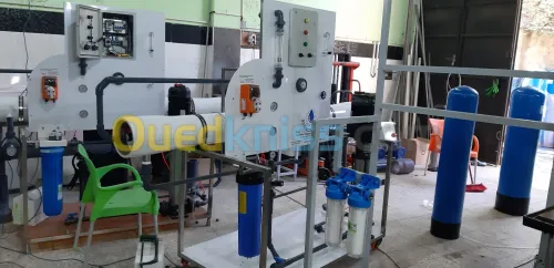 FABRICATION STATIONS DE TRAITEMENTS DES EAUX (fitres + adoucisseur + déminéralisateur + osmoseur )