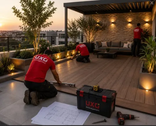 Aménagement de terrasses