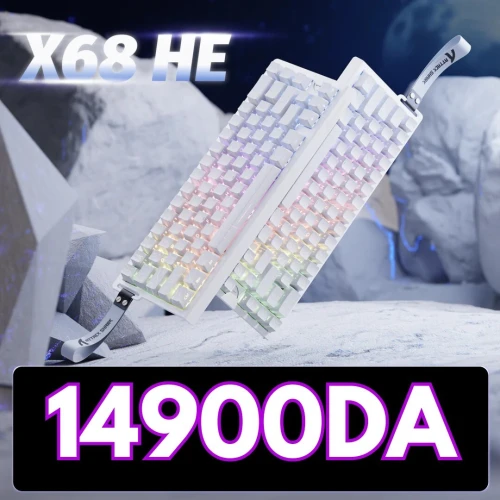 Attack Shark X68 He (White Contours)