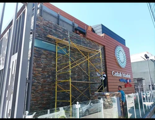Alucobond mur rideau façade Ventilé
