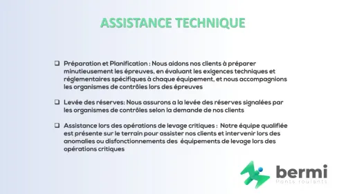 Fourniture, Pose et Maintenance des Ponts Roulants