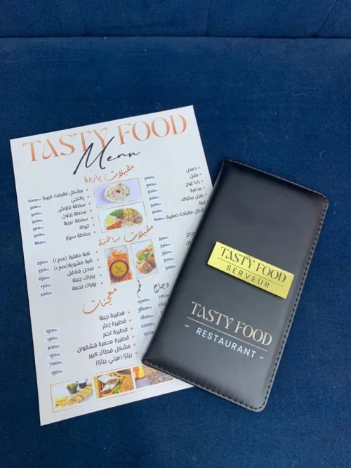 Porte adition menu badge ....  مينو فاست فوود
