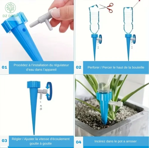 Arroseur goute a goute pour les fleur