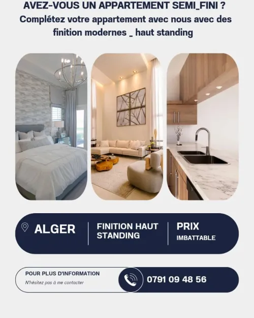 Finition d'appartement 
