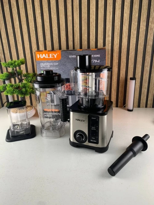 Blender Mixeur Electrique 3 En 1  HALEY HY 2714  خلاط كهربائي 3 في 1 مع مفرمة ومطحنة