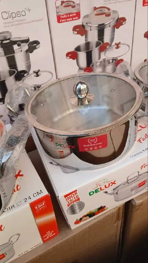 Série marmitte inox Delux 3 pièces 