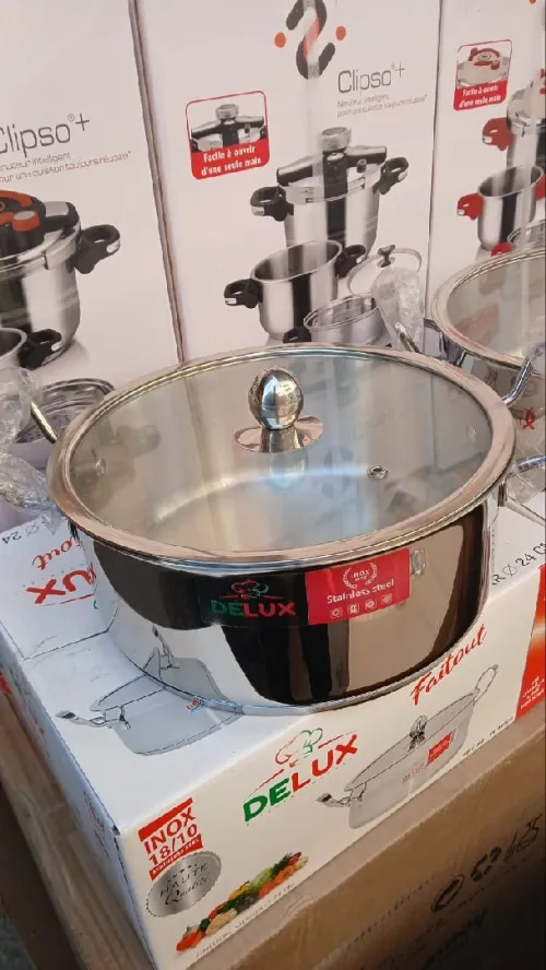 Série marmitte inox Delux 3 pièces 