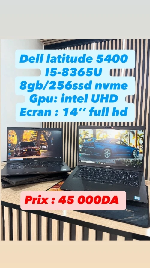 Dell latitude 5400 - i5/8th-8gb/256 - 14pouce FHD -intel UHD