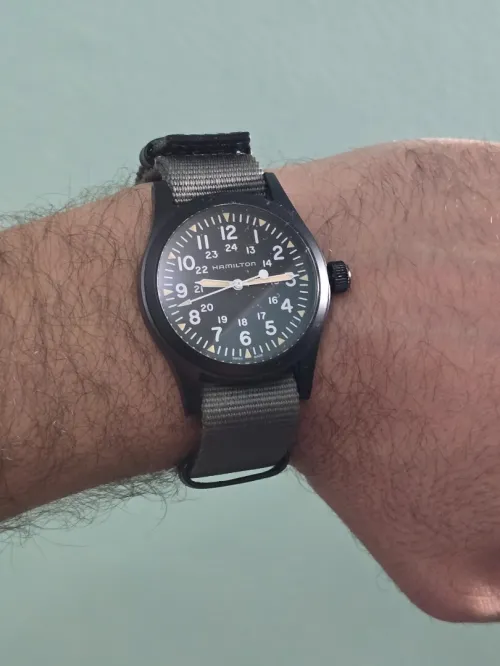 Hamilton Khaki Field black