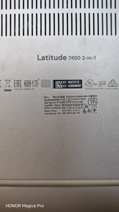 Dell latitude 7400 2in1 tactile 360