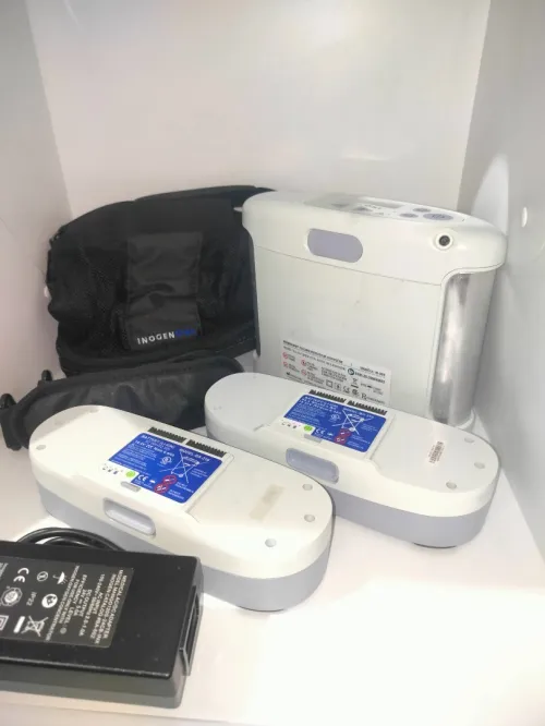 Concentrateur d'Oxygène Mobile avec Batterie - Inogen One G3 avec 2 Grandes Batteries 16 Cellules