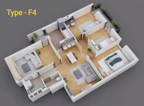 Vente Appartement F3 Médéa Medea