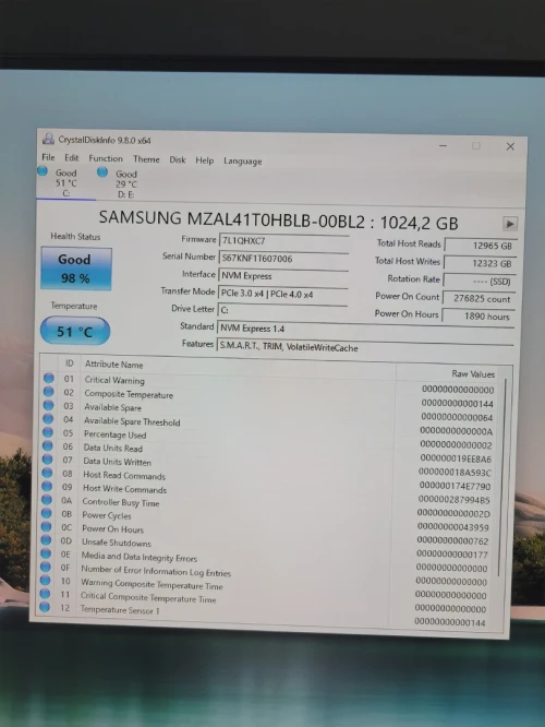 Nvme ssd 1tb gen4 Original