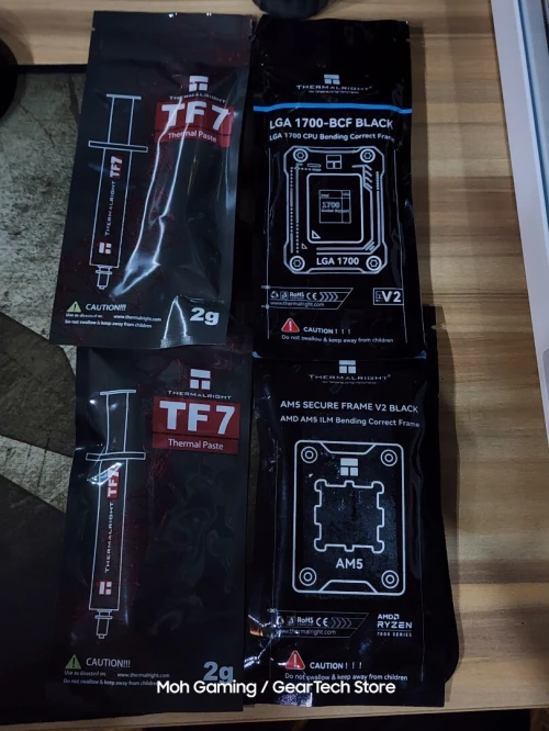 Thermalright AMD AM5 / INTEL LGA1700 V2 Contact Frame + Thermalright TF7 / Thermal grizzly Kryonaut