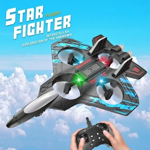 لعبة طائرة مع يد تحكم - Avion Télécommandé F22 Quadricoptère