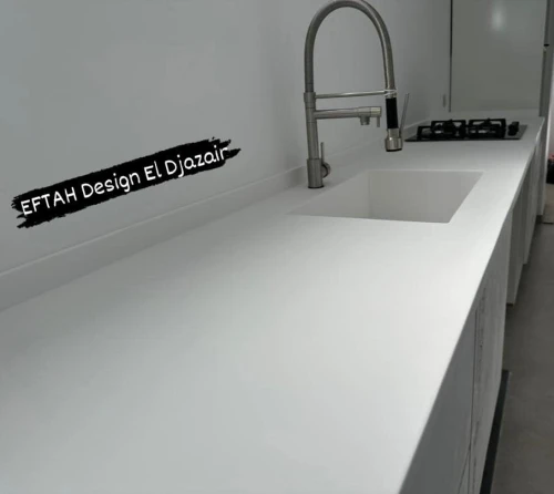 Plan de travail cuisine en Corian