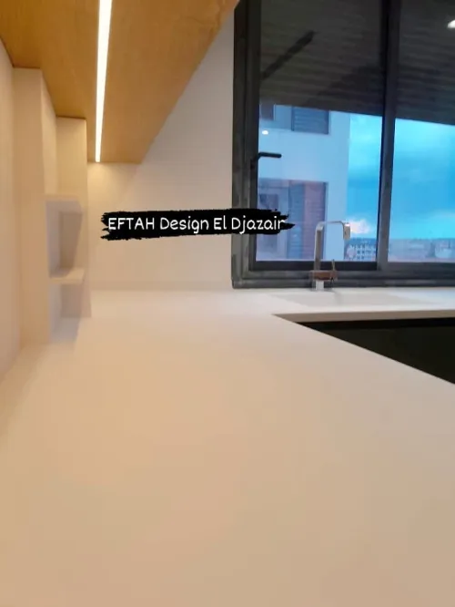 Plan de travail cuisine en Corian