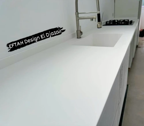 Plan de travail cuisine en Corian