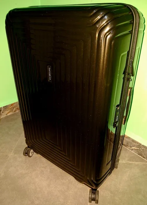 Valise Samsonite original grand format (soute) rigide excellent état  très peu utilisée