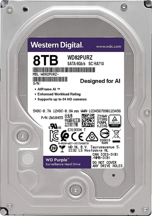 HDD 8TB WD PURPLE