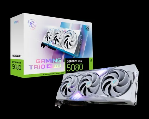RTX 5080 16G Gaming Trio OC White RGB 