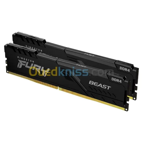 RAM DDR4 KINGSTON FURY BEAST 16GB 3600 MHZ BLACK