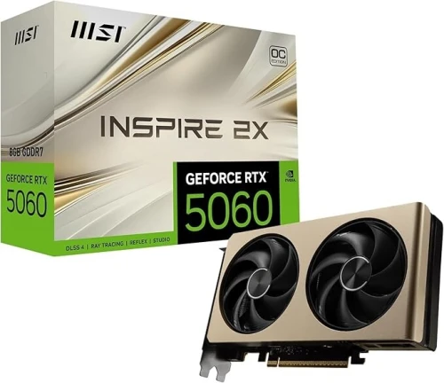 RTX 5060 8G Inspire 2X OC MSI (En configuration seulement)