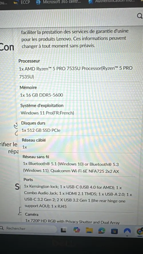 Lenovo L14 AMD Ryzen 5 PRO 7535U 16g ram 512g ssd