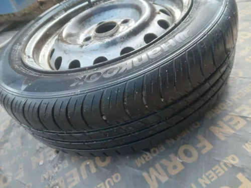 Roue jamais crevé (pneu 165 60 r14 hankook)+(jante r14)