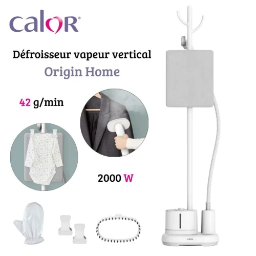Défroisseur Vapeur Vertical Calor 2000W Avec 3 niveaux de vapeur - Calor Origin Home