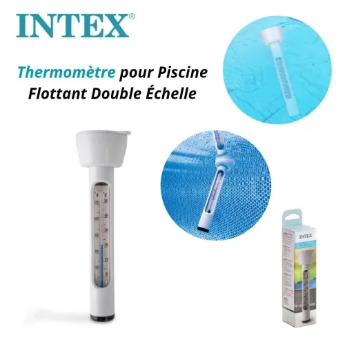 Thermomètre Piscine Flottant Double Échelle Fahrenheit/Celsius - INTEX