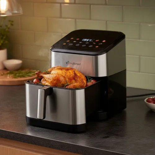 Friteuse Air fryer à Air Chaud 8L 1800W Écran Digital LED - 10 Programmes - مقلاة هوائية