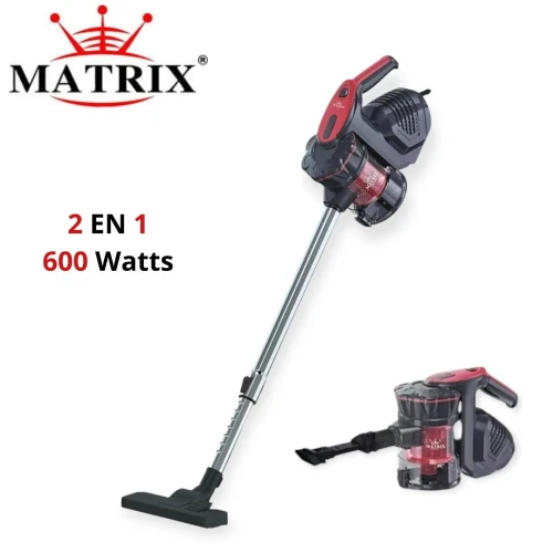Aspirateur Matrix 2 En 1 Balai Et à Main - 600 W 0.6 L - مكنسة كهربائية عمودية و يدوية