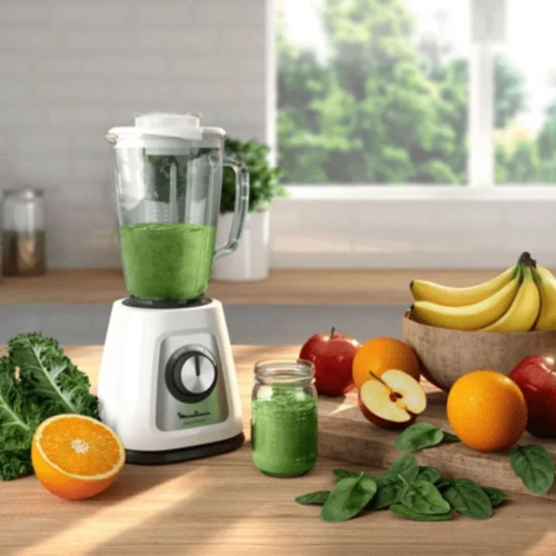 Blender Mixeur En Verre Moulinex Blendforce 800W 1.75L avec 3 Vitesses