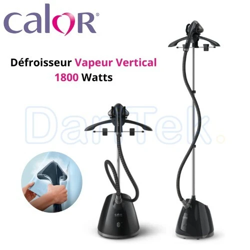 Défroisseur Vapeur Vertical Calor 1800 W Avec Peignes et Tuyau - Pro Style One IT2461C0