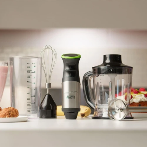 Bras Mixeur plongeant Taurus 3 En 1 Inox extra-long 1500W 20 Vitesses - خلاط يدوي كهربائي
