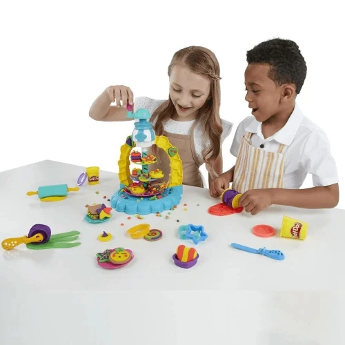 Play Doh Set de Pate à Modeler Sprinkle Cookie Surprise avec 5 Pots et Moules